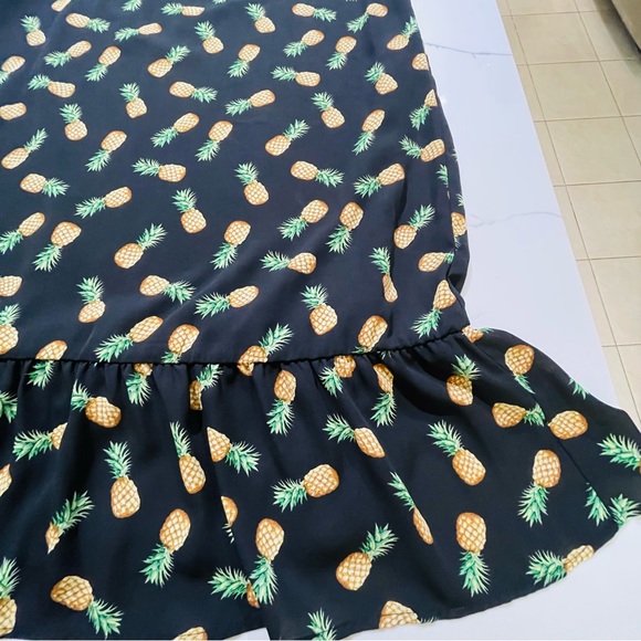 🌸3 for $20 Monteau Los Angeles Summer 🍍Dress Midi Dress Size S - Picture 10 of 16